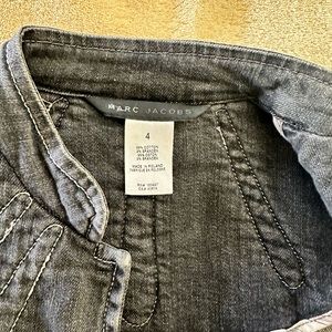 Marc Jacobs Cotton Spandex unique jeans jacket!
